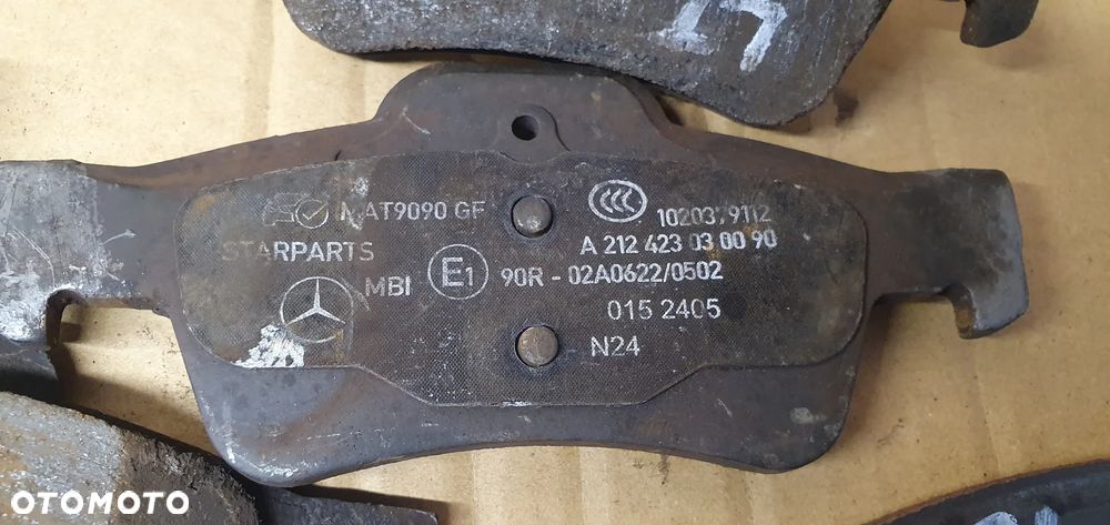 Tarcze hamulcowe tył tylne klocki 300mm Mercedes W211 Lift 2.2 CDI - 7