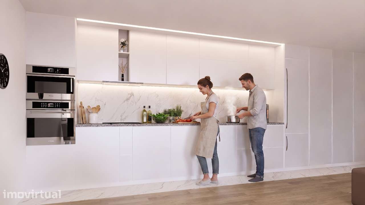 Algarve T1+1 Novo Portimão com varanda 17 m2 e garagem - Grande imagem: 2/49