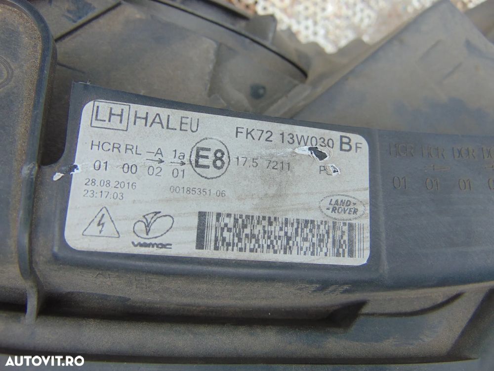 Far Land rover Discovery Sport l550 faruri halogen stanga dreapta Europa cod fk7213w030bf fk7213w029bf - 6