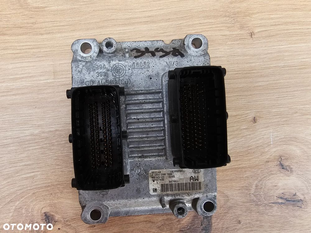 ZESTAW STARTOWY LICZNIK CIM STEROWNIK 55557932 STACYJKA SKRZYNKA OPEL CORSA D 1.0 B  Z10XEP 100% OK - 5