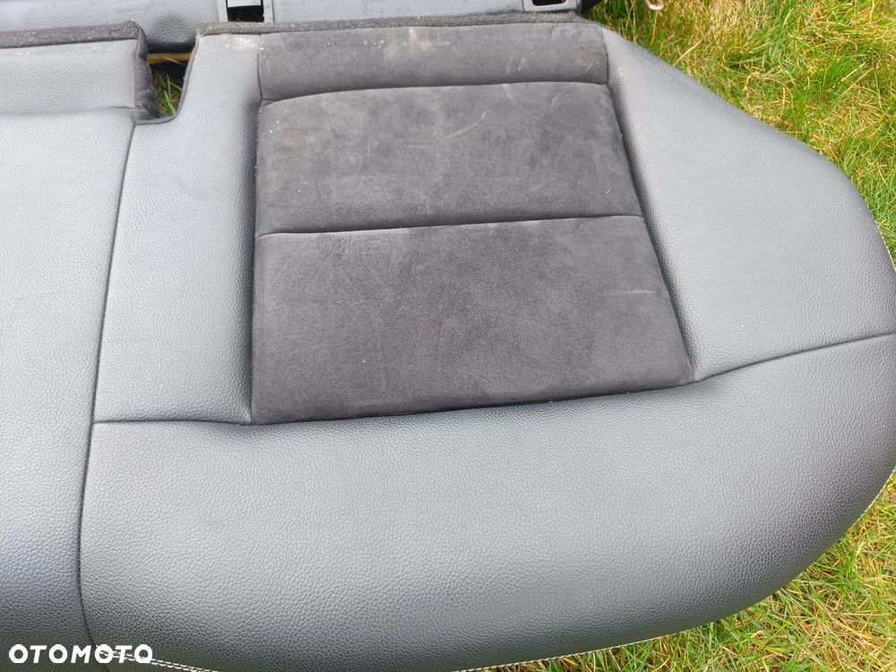 MERCEDES W212 AMG SEDAN KANAPA TYLNA BIAŁA NIĆ ALCANTARA - 5