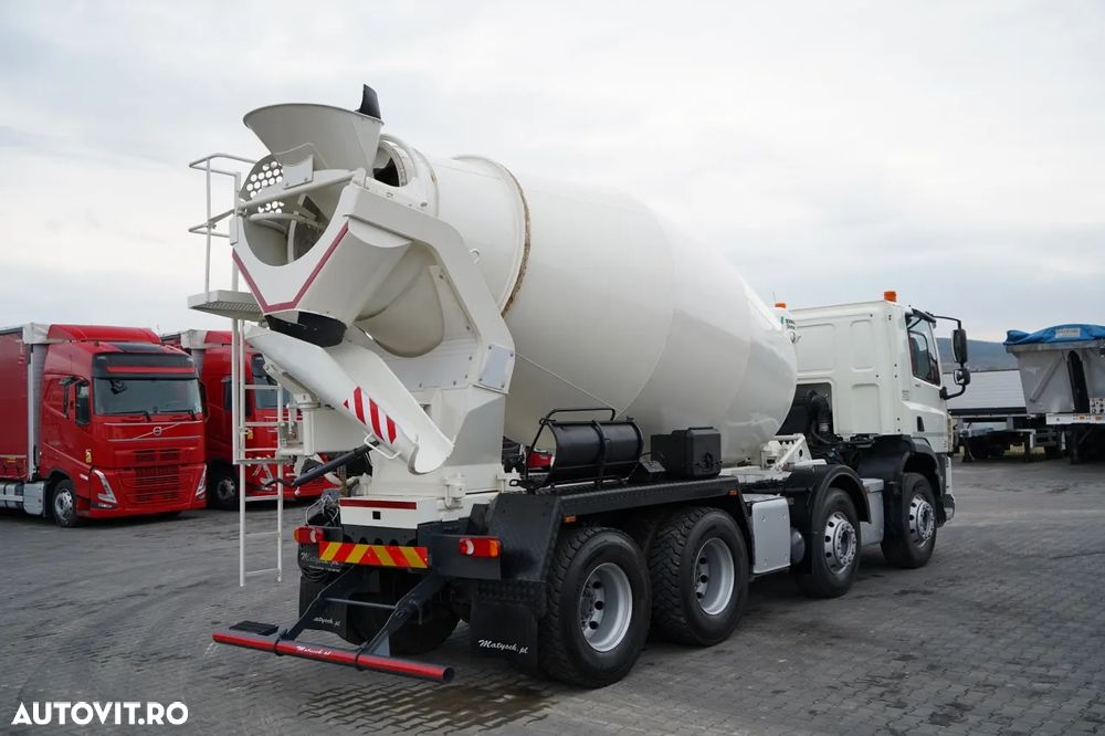 DAF CF 440 / 8x4 / BETONIERĂ SCHWING STETTER / BETONIERĂ 9 M3 / AUTOMATĂ / CAMERĂ / - 6