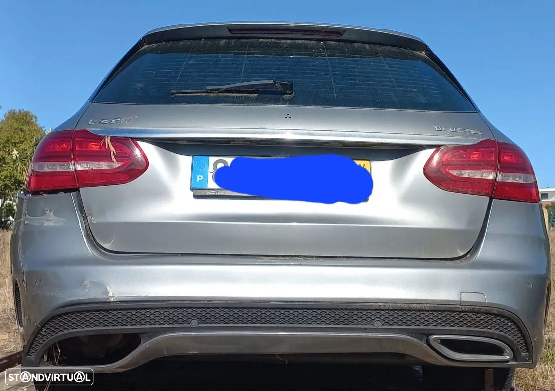 Traseira completa mercedes benz w205 - 1