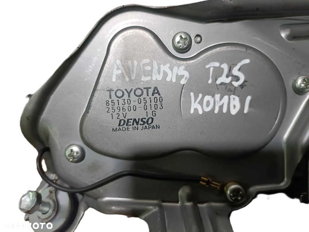 * TOYOTA AVENSIS T25 03-09 r. SILNICZEK wycieraczki tylnej 85130-05100 - 5