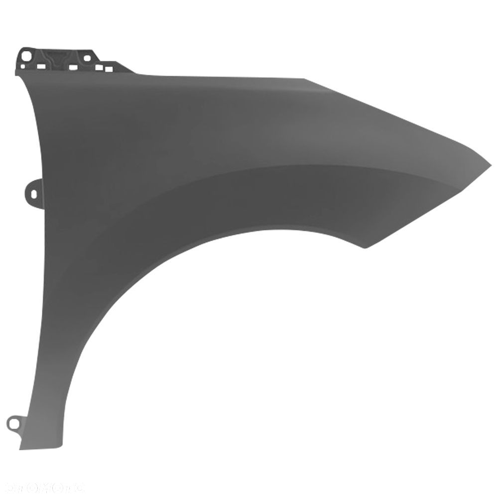 BLU Błotnik PEUGEOT 3008 I KTP prawy szary 2009-2016 przód GrauerHai - 2