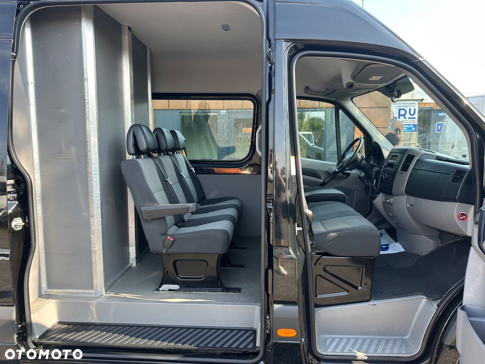 Volkswagen Crafter 2.0tdi 136ps 6oso brygadowka Maxi czarna