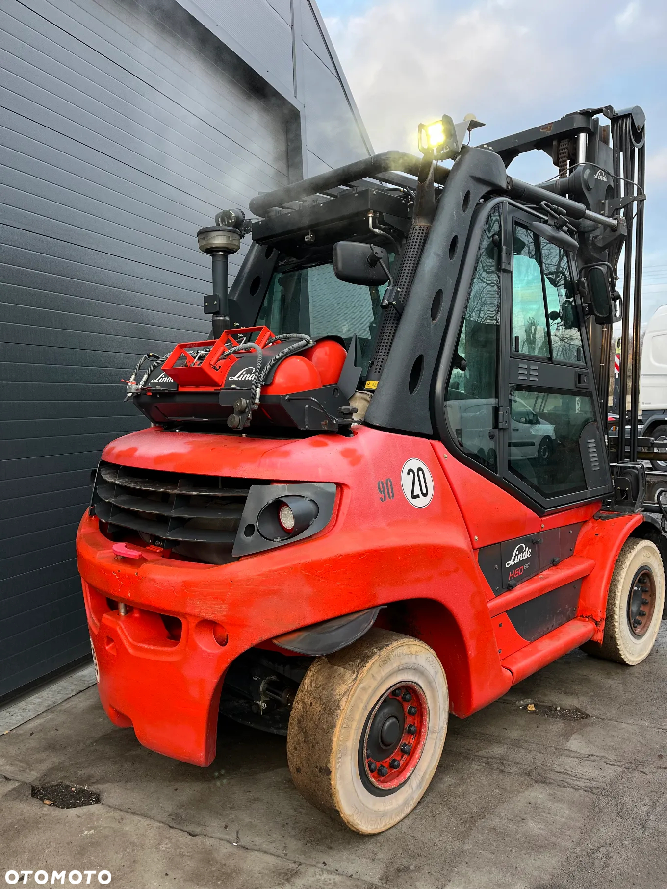 Linde H60-T 396-03 Gaz Kabina Klima Pozycjoner Przesuw boczny - 11