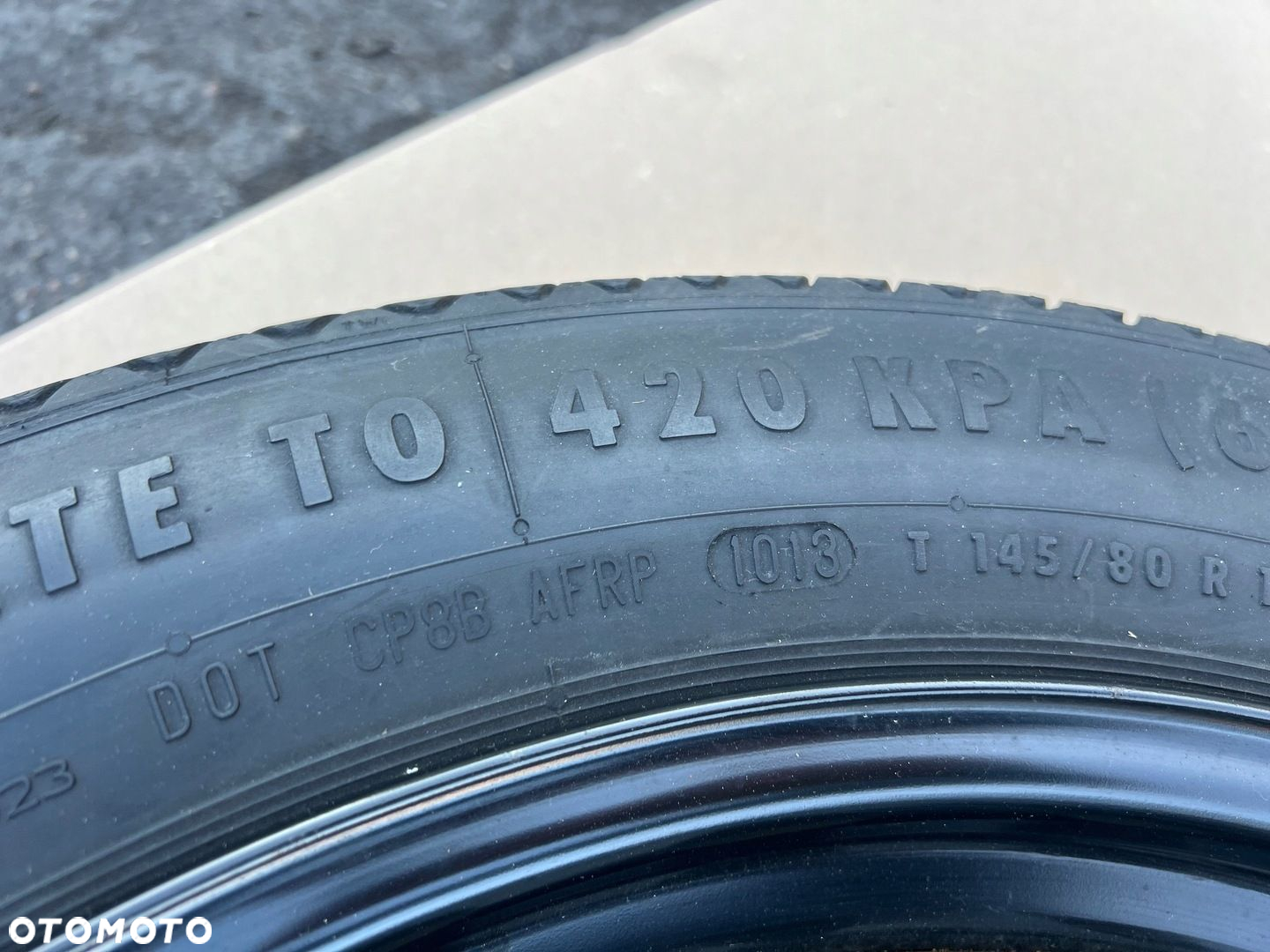 AUDI A8 D4 ZESTAW NAPRAWCZY LEWAREK KOŁO DOJAZDOWE 145/80 R19 - 4