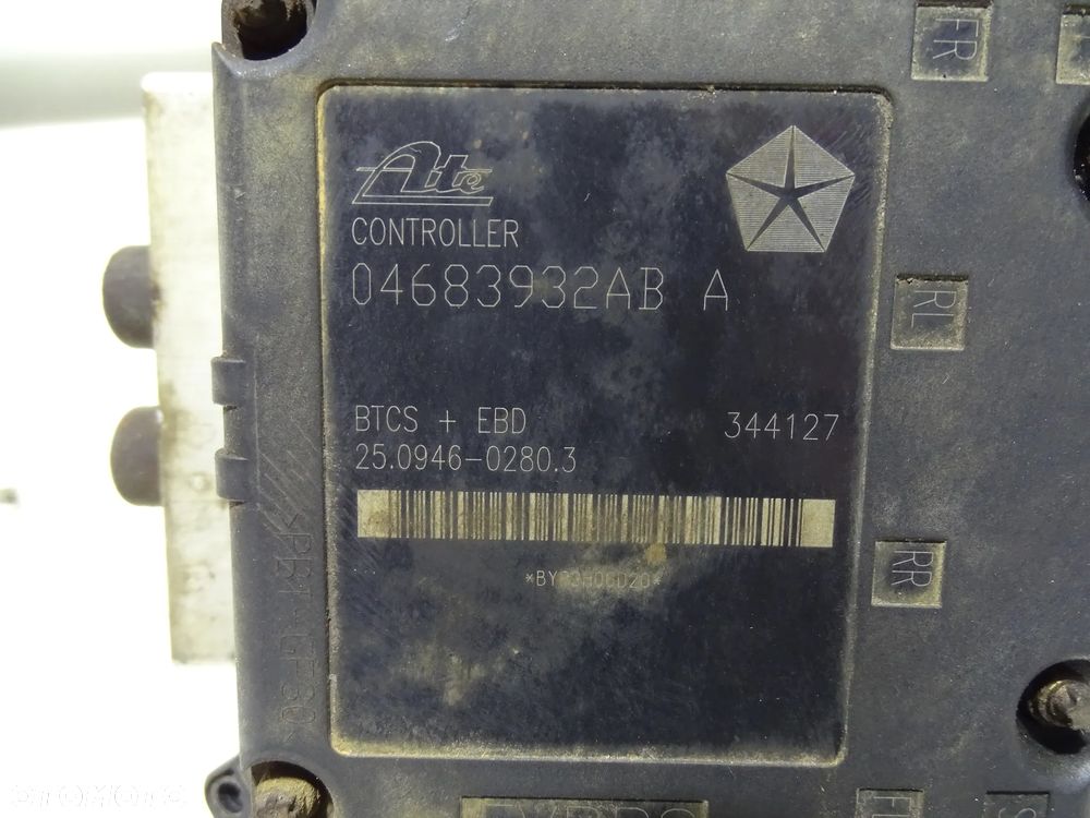POMPA HAMULCOWA STEROWNIK ABS GRAND VOYAGER IV CARAVAN 04683932AB F-VAT - 1
