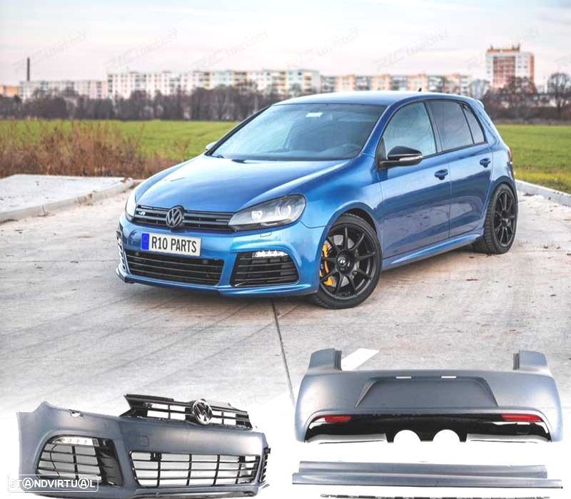 KIT CARROÇARIA VOLKSWAGEN VW GOLF 6 LOOK R20 - 1