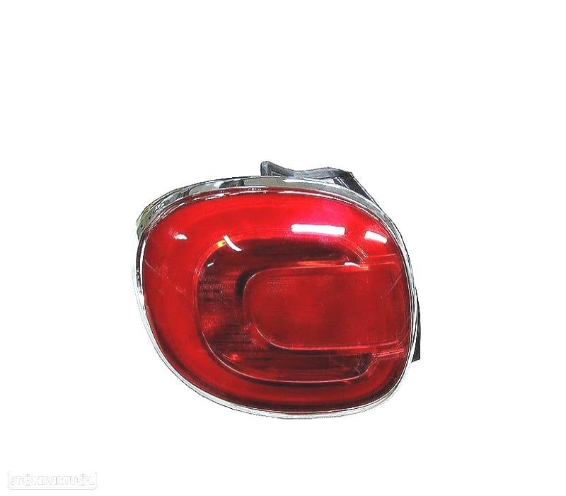 FAROLIN ESQ LED PARA FIAT 500L 12-17 QUADRO CROMADO - 1