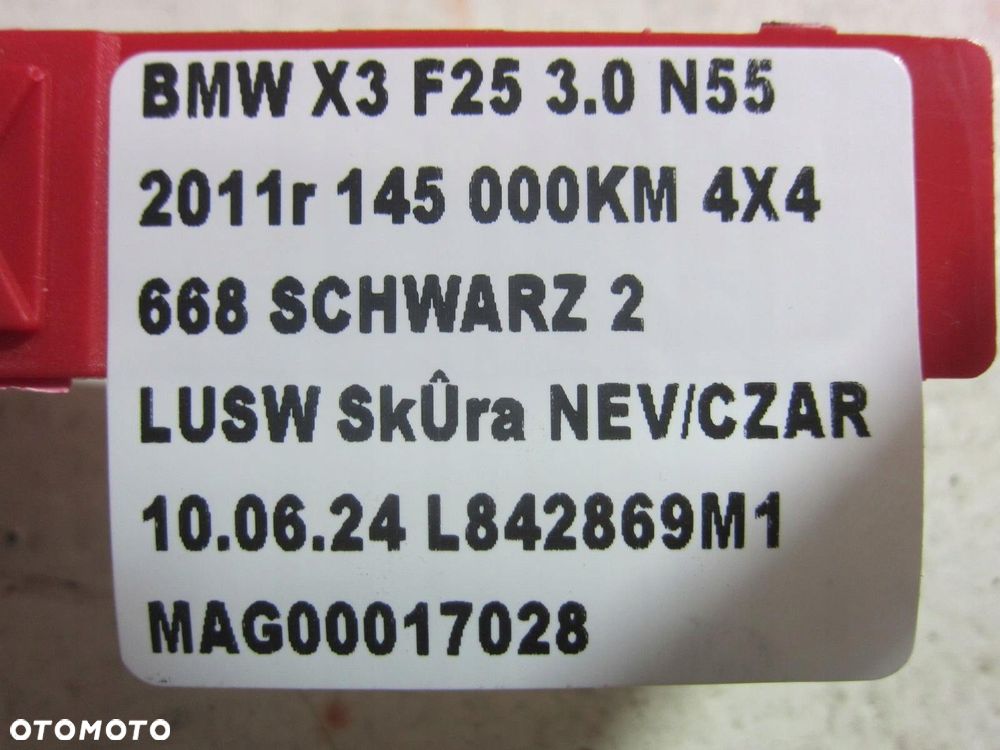 BMW F25 X3 X4 F26 IZOLACJA WYGŁUSZENIE MASKI 9175051 51489175051 - 8