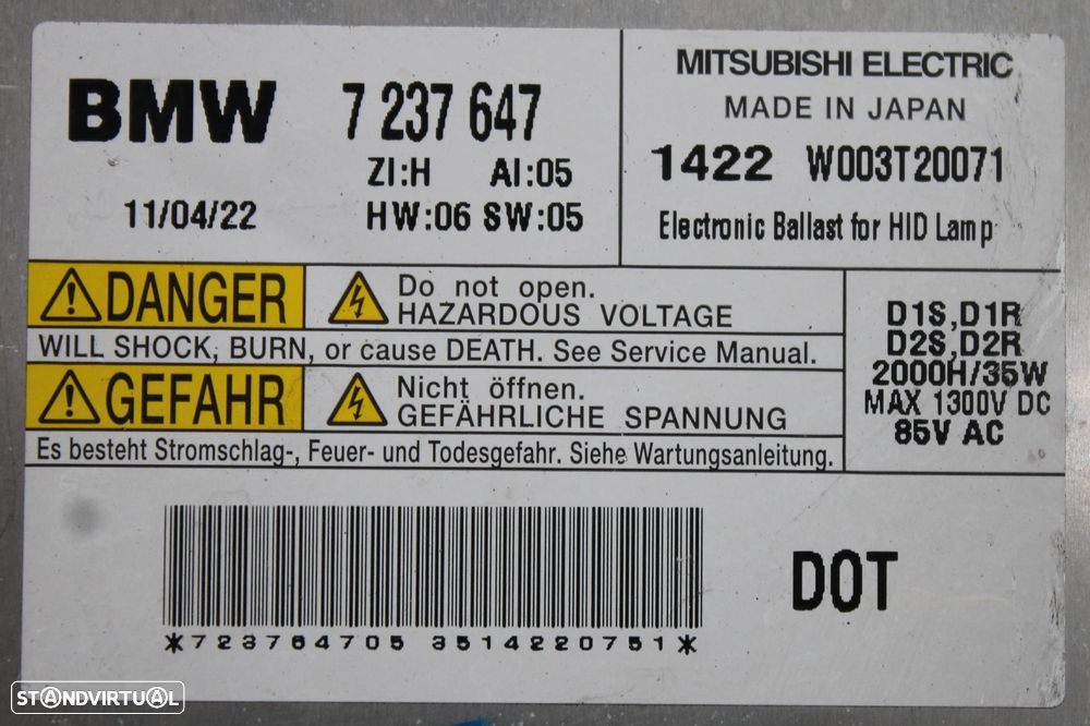 BALASTRO BMW F20 - 3