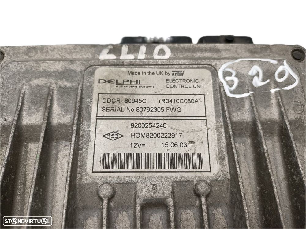 Centralina Motor Renault Clio Ii (Bb_, Cb_) - 3