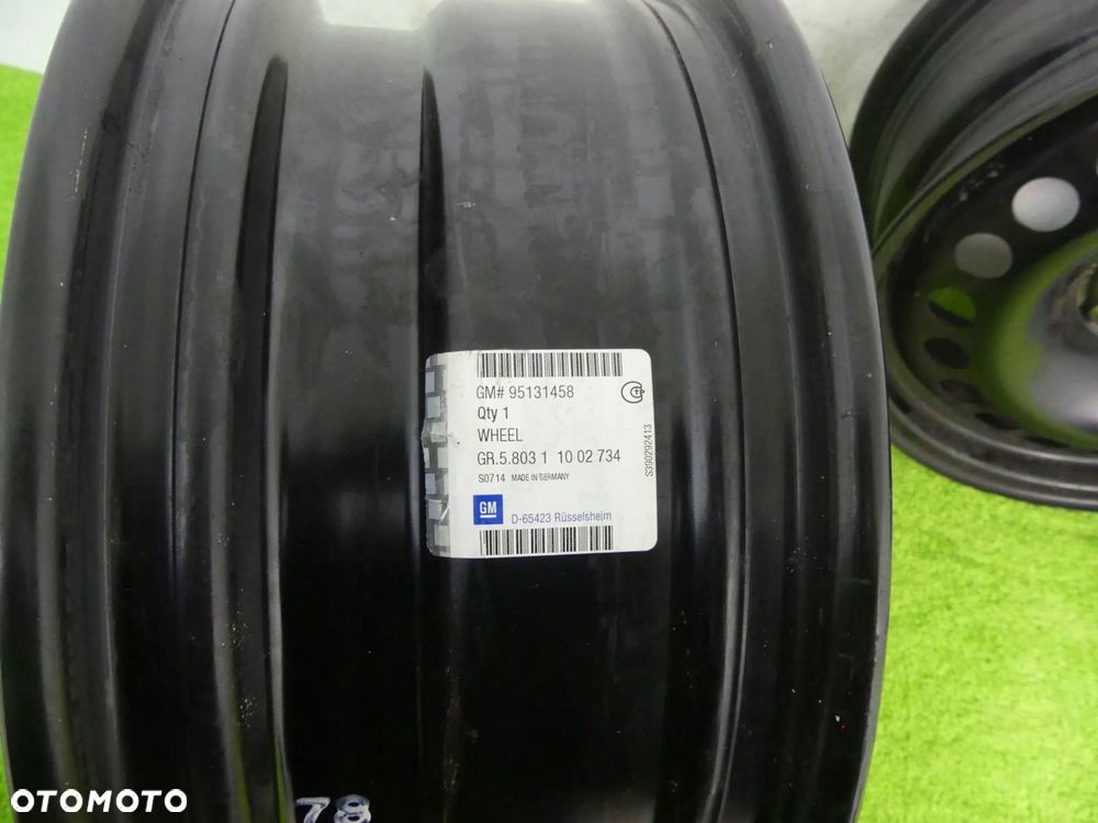 felgi stalowe felga opel mokka trax astra j k 6,5x16 et38 5x105 nr.xs117 - 6