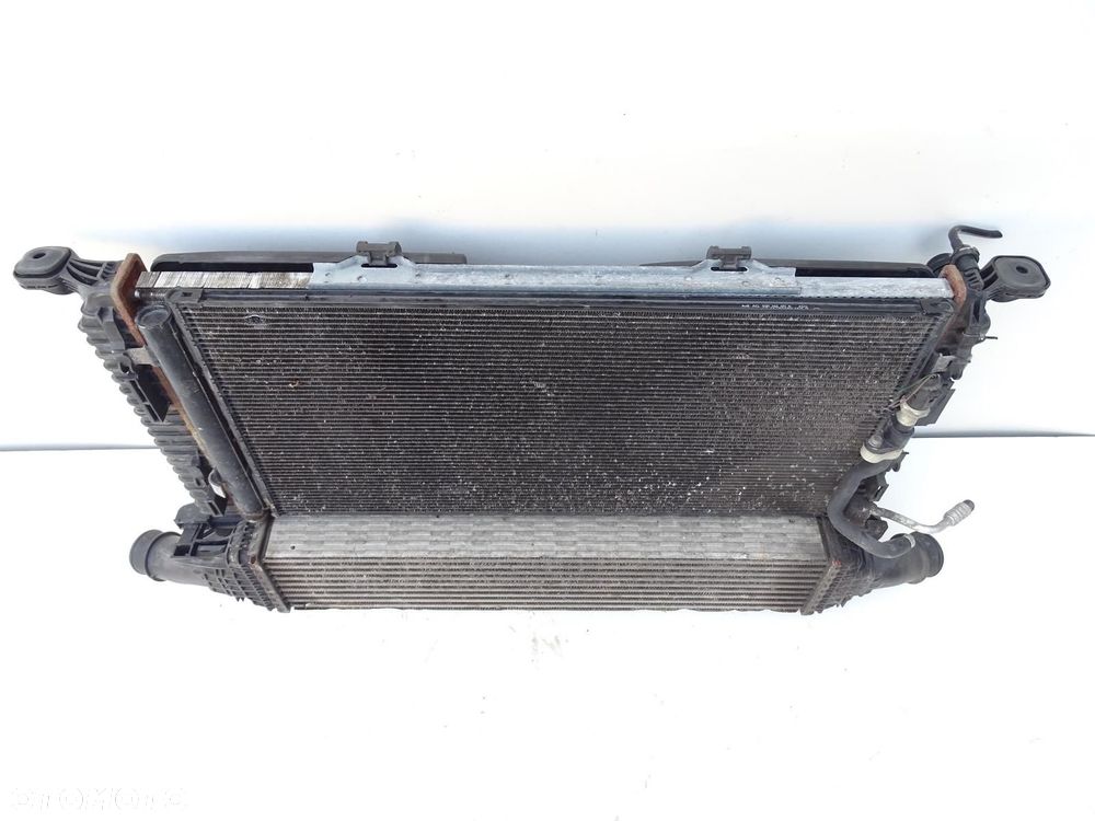 KPL CHŁODNIC INTERCOOLER + WENTYLATORY 8K0959501G 2.0 TDI AUDI A6 C7 - 2