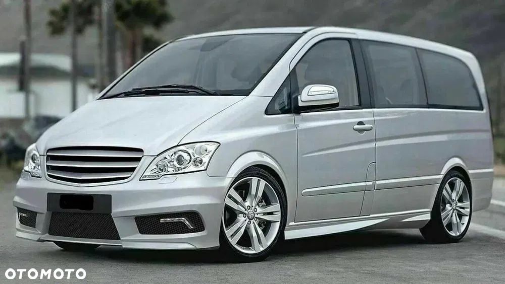 MERCEDES VITO 639 PO LIFTINGU ZESTAW OSPOILEROWANIA BODY KIT ZDERZAKI PROGI - 1
