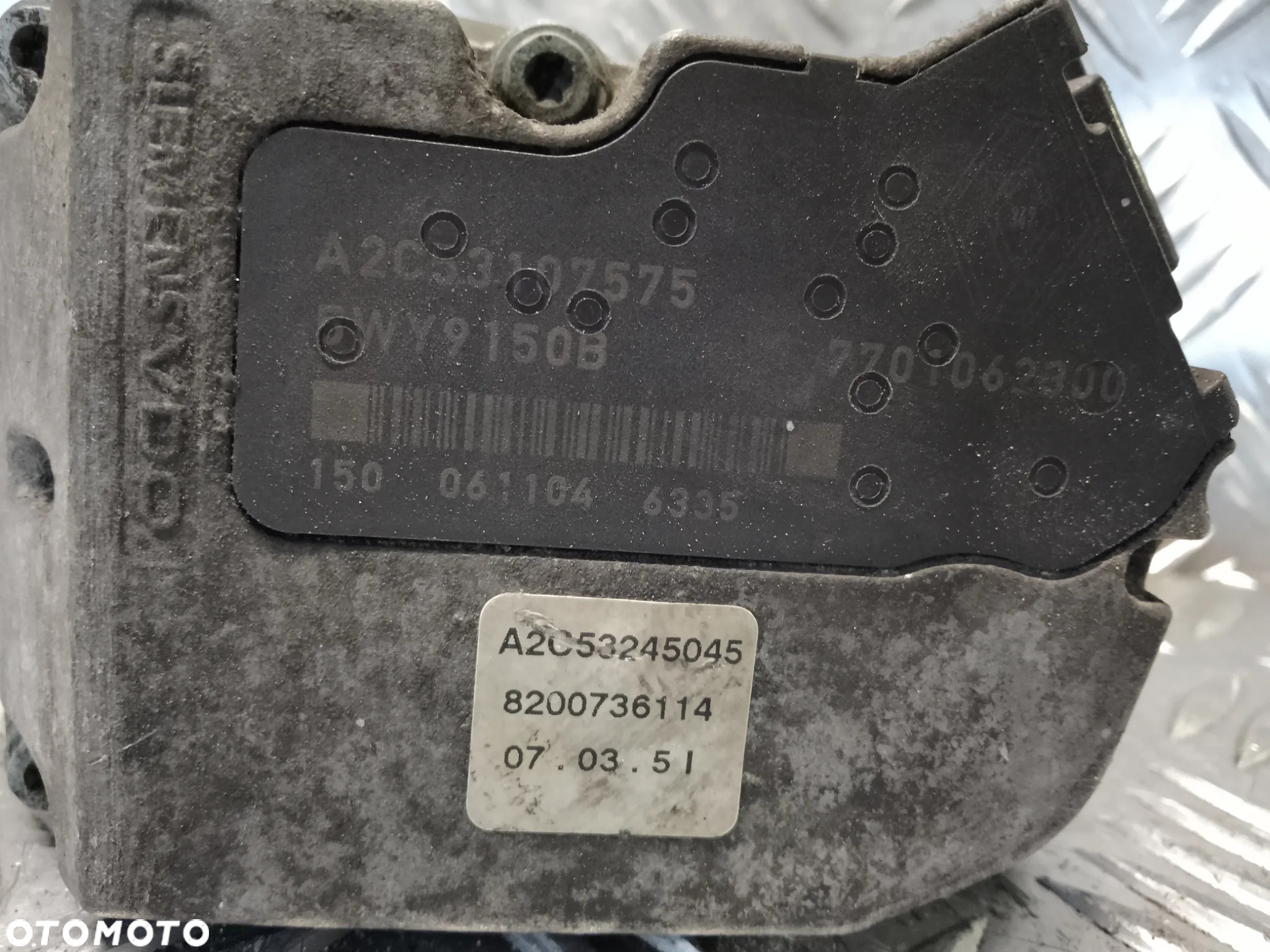 Przepustnica RENAULT Megane II 1.9 DCI 8200736114 - 4