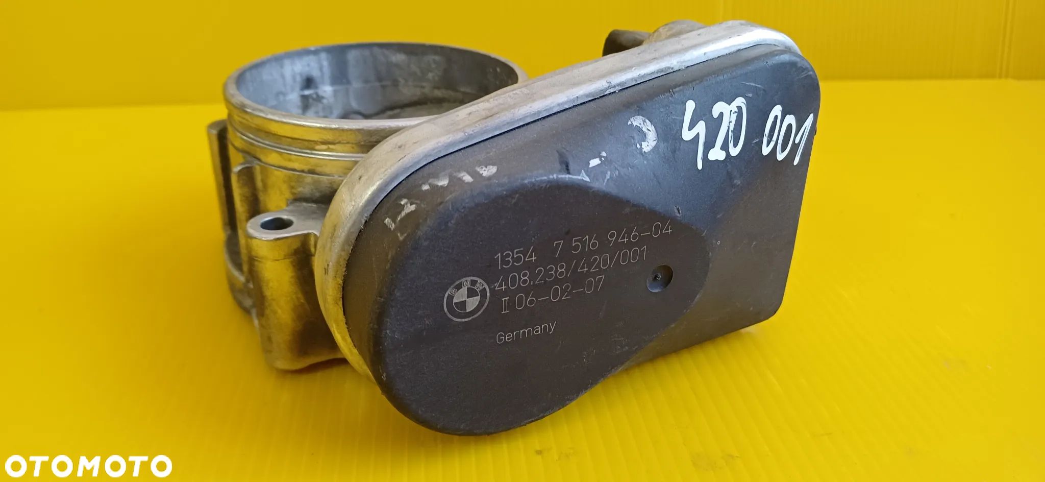 Przepustnica powietrza BMW 1 E81, E87 130i, 3 E90, E91 408-238-420-001Z - 1