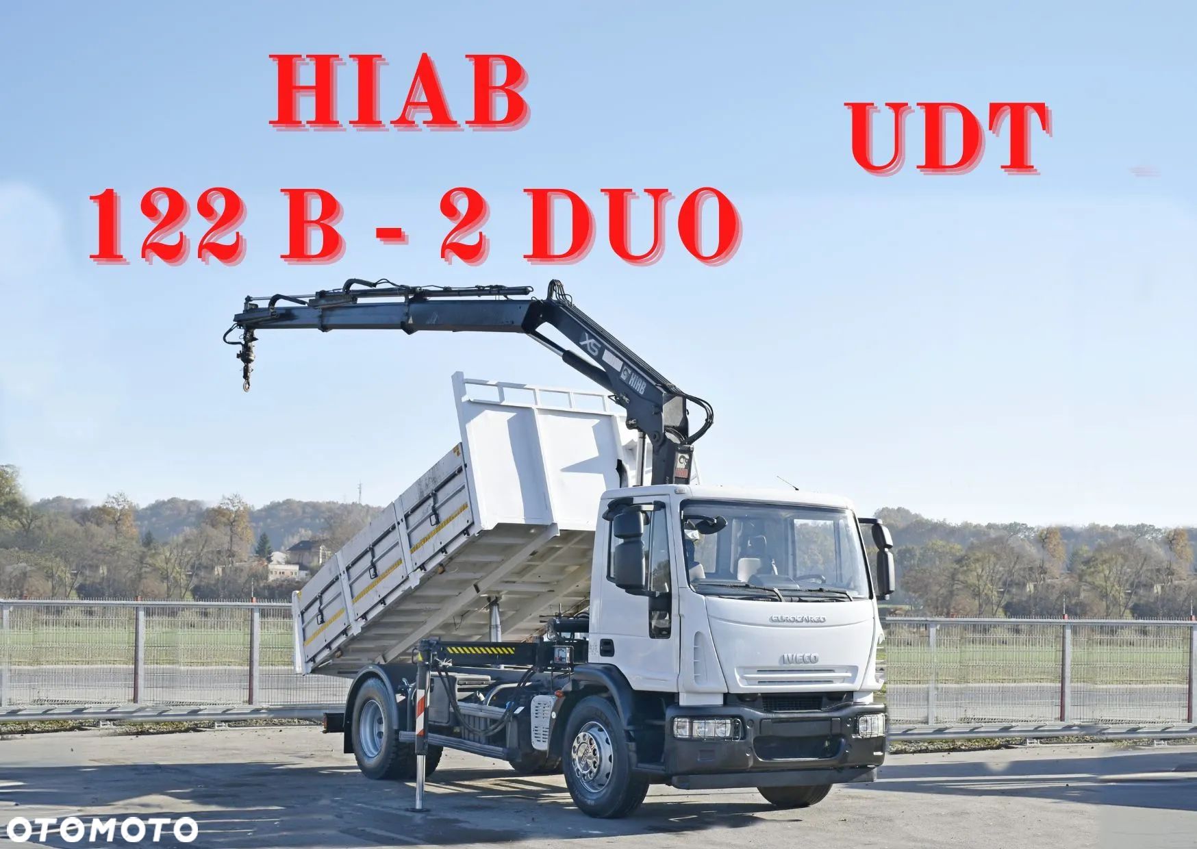 Iveco Eurocargo 180E28* WYWROTKA 4,40 m + HIAB 122 B-2 DUO * STAN BDB - 1