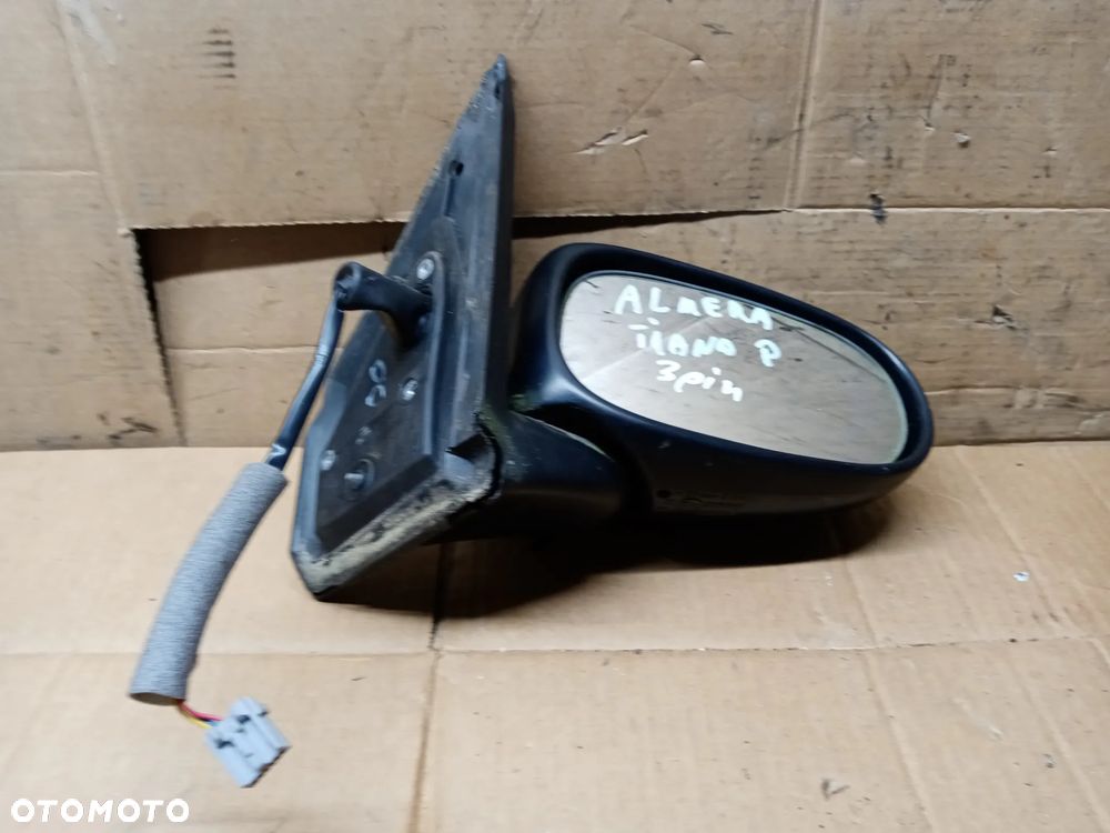 Lusterko zewnętrzne prawe elektryczne Nissan Almera Tino Europa 3 PIN BW3 - 4