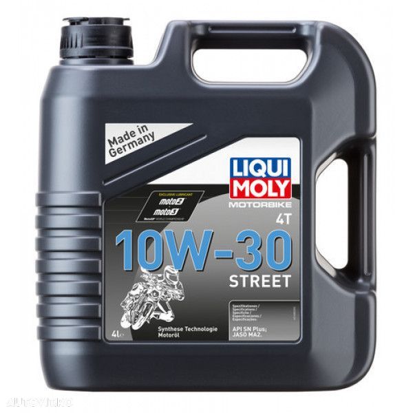 Ulei motor Liqui Moly Motorbike 4T 10W30 Street, 4 l - 1