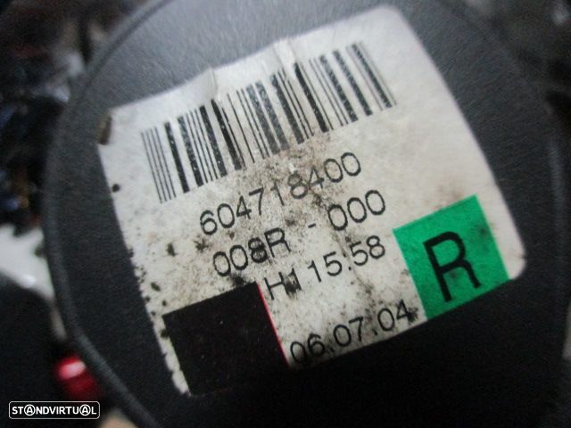 Kit Airbags 8E0880204 8P0980201K 8E0959655J 604718400 560788401  AUDI A4  8E FASE 1 2005 1.9TDI 130CV 4P PRETO PRETO - 11