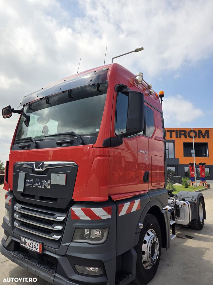 MAN TGX 18.470, 2021, 392.144km, KIT BASCULARE, AUTOMATA+INTARDER 6 trepte, anv 90% ok, jante aluminiu, FRIGIDER, goarne, 2 girofaruri, rulat doar in GERMANIA, posibilitate leasing 4 ani-STARE FOARTE BUNA-PROMOTIE 41.900 Eur+Tva - 18