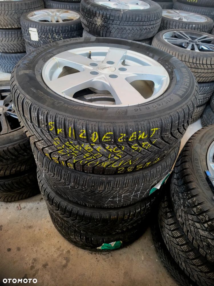 5x112 Alufelgi Felgi Aluminiowe 16 Koła Zimowe Zima VW PASSAT B8 3G0 SHARAN II 2 TROC THE BEETLE SKODA YETI SUPERB III 3 SEAT ALHAMBRA II 2 AUDI A6 C6 Q2 Legnica ALU-RAD 215/60 5,5mm - 2