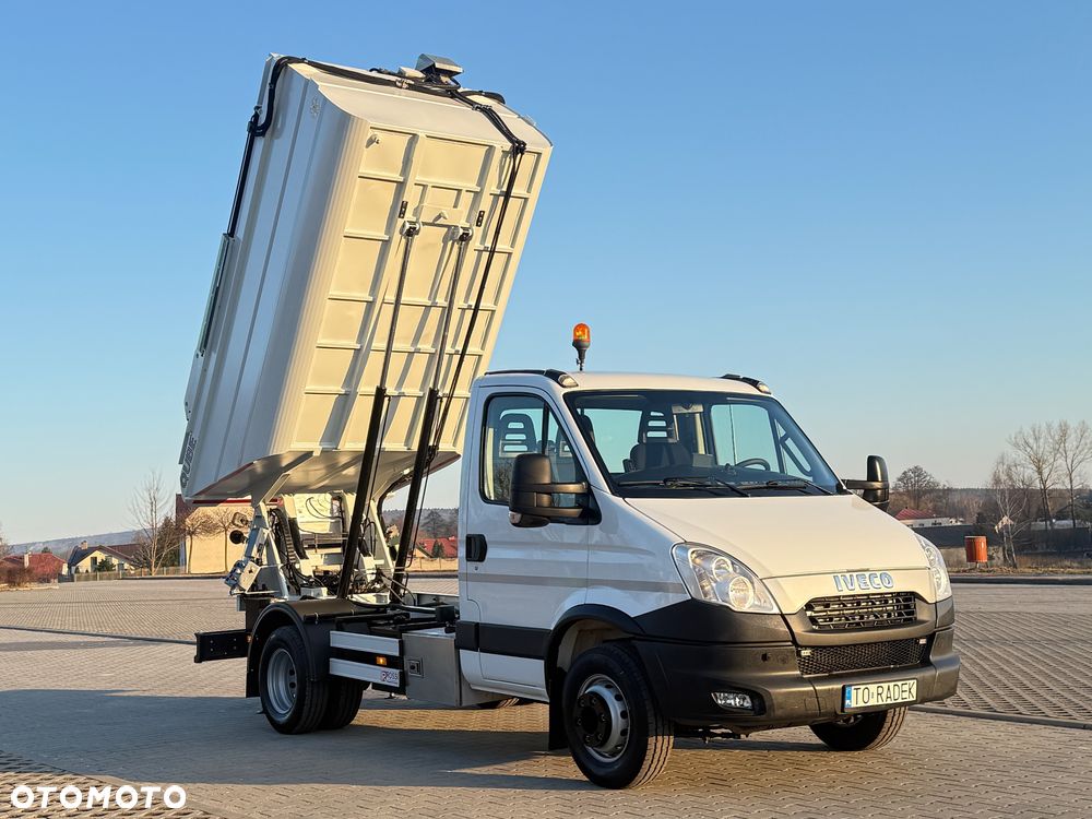 Iveco DAILY 72-180 180KM * Śmieciarka QUBE *Wywrotka / Zgniatarka/Idealny Stan !!! - 1