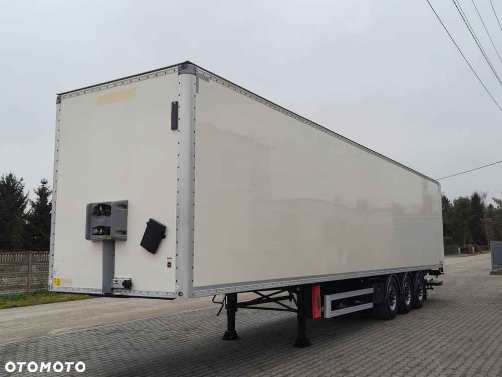 Fruehauf KONTENER FURGON / OSIE BPW . ROLETA / PODŁOGA SZYNA-DESKA / WINDA ZAŁADUNKOWA - 1