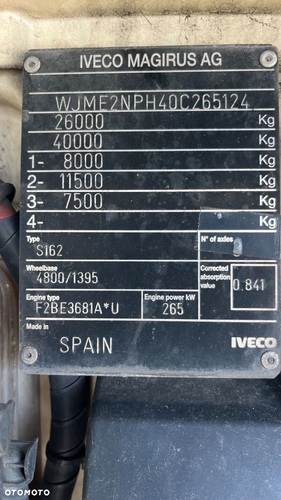 Iveco Stralis EEV 6x2 HMF 1720 K4 Ster Radiowe 2013 Rok Top Stan Os Skrętna Podwieszana Zabudowa Burtowa Platforma (Palfinger Hiab Fassi) - 28