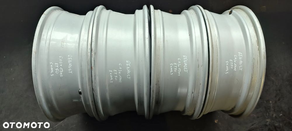 FELGI ALUMNIOWE WZMOCNIONE 5x114.3 6Jx17 CALI ET50 fi 66.1 REANULT 93459465 / 93866154 KOMPLET 4 SZTUKI - 18