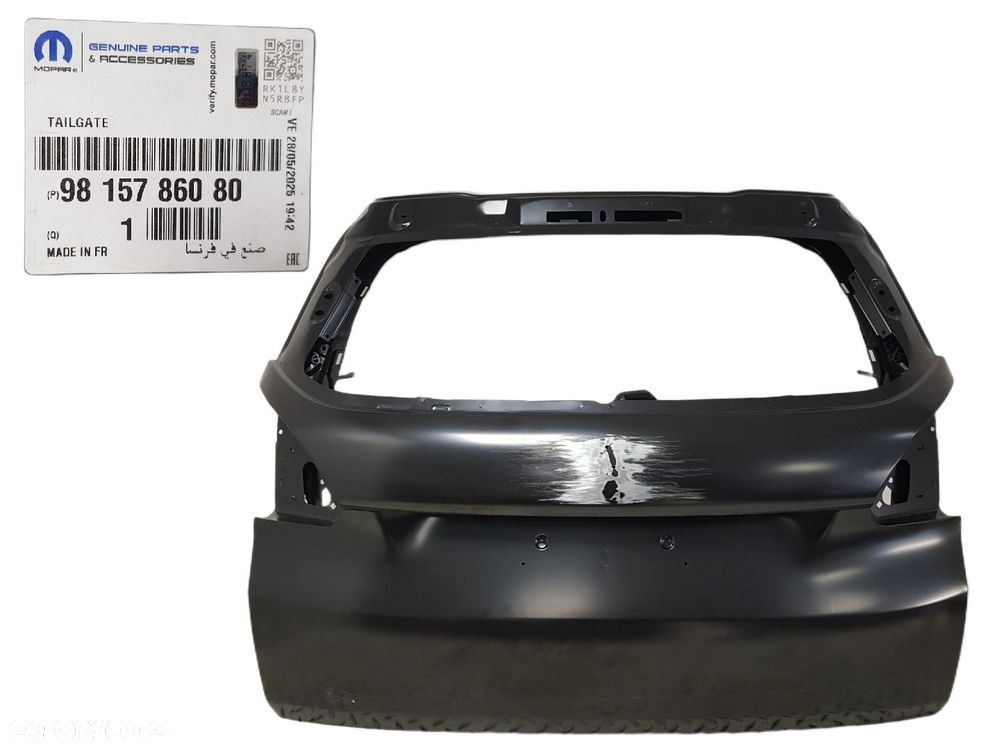 FABRYCZNIE NOWA KLAPA BAGAŻNIKA PEUGEOT 2008 I 1 13-19 9815786080 - 1