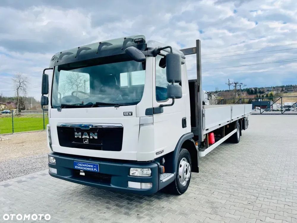 MAN TGL 12.250 TGM E5 skrzyniowy 820cm / platforma / laweta / pomoc drogowa / burtowy / automat / Anglik - 5