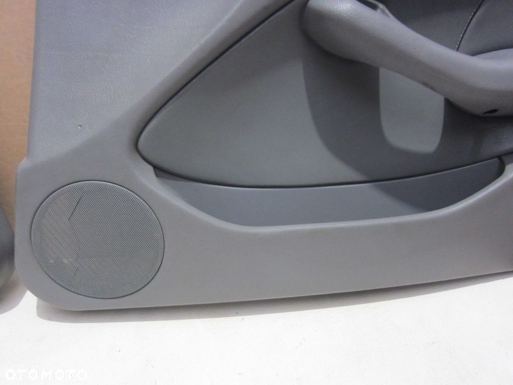 BMW E46 SEDAN KOMBI BOCZEK PRAWY TAPICERKA DRZWI SZARA SZARY SKÓRA SKÓRZANY - 6