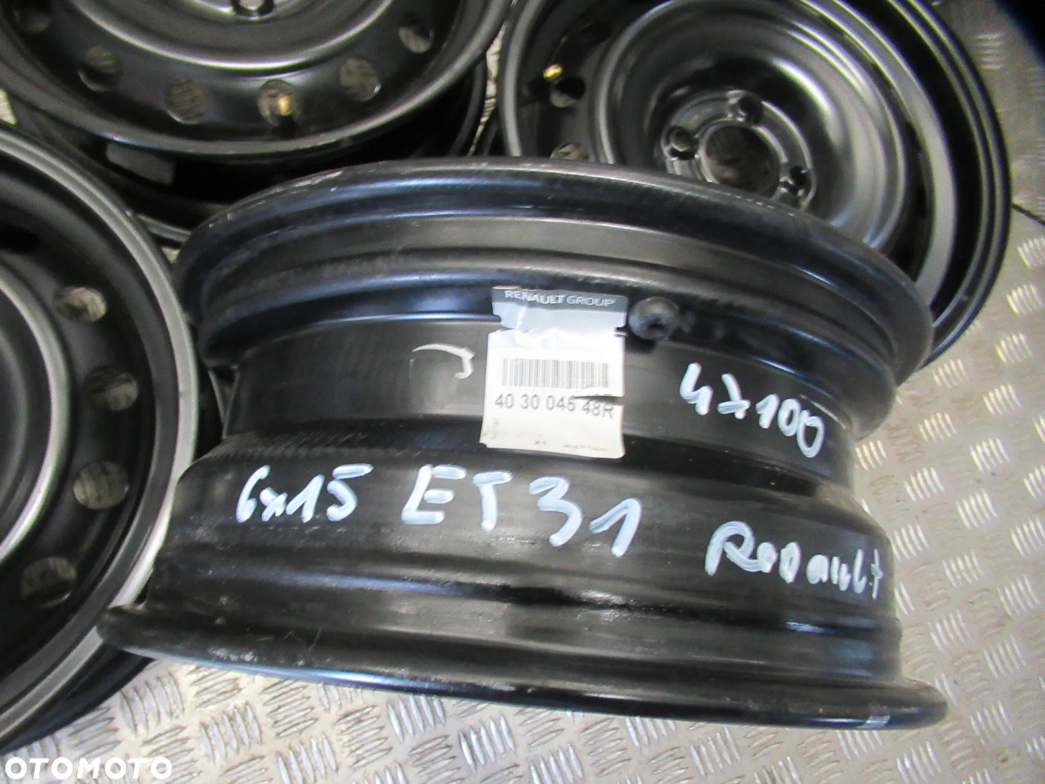 Felgi Renault Clio Modus Zoe Dacia Dokker Joggr Lodgy Sandero 6Jx15 et31 4x100 JAK NOWE - 3