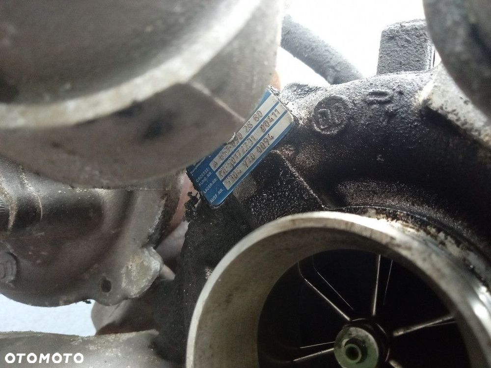 MERCEDES C W203 2.2 170KM TURBOSPRĘŻARKA BITURBO A6510904980 - 6