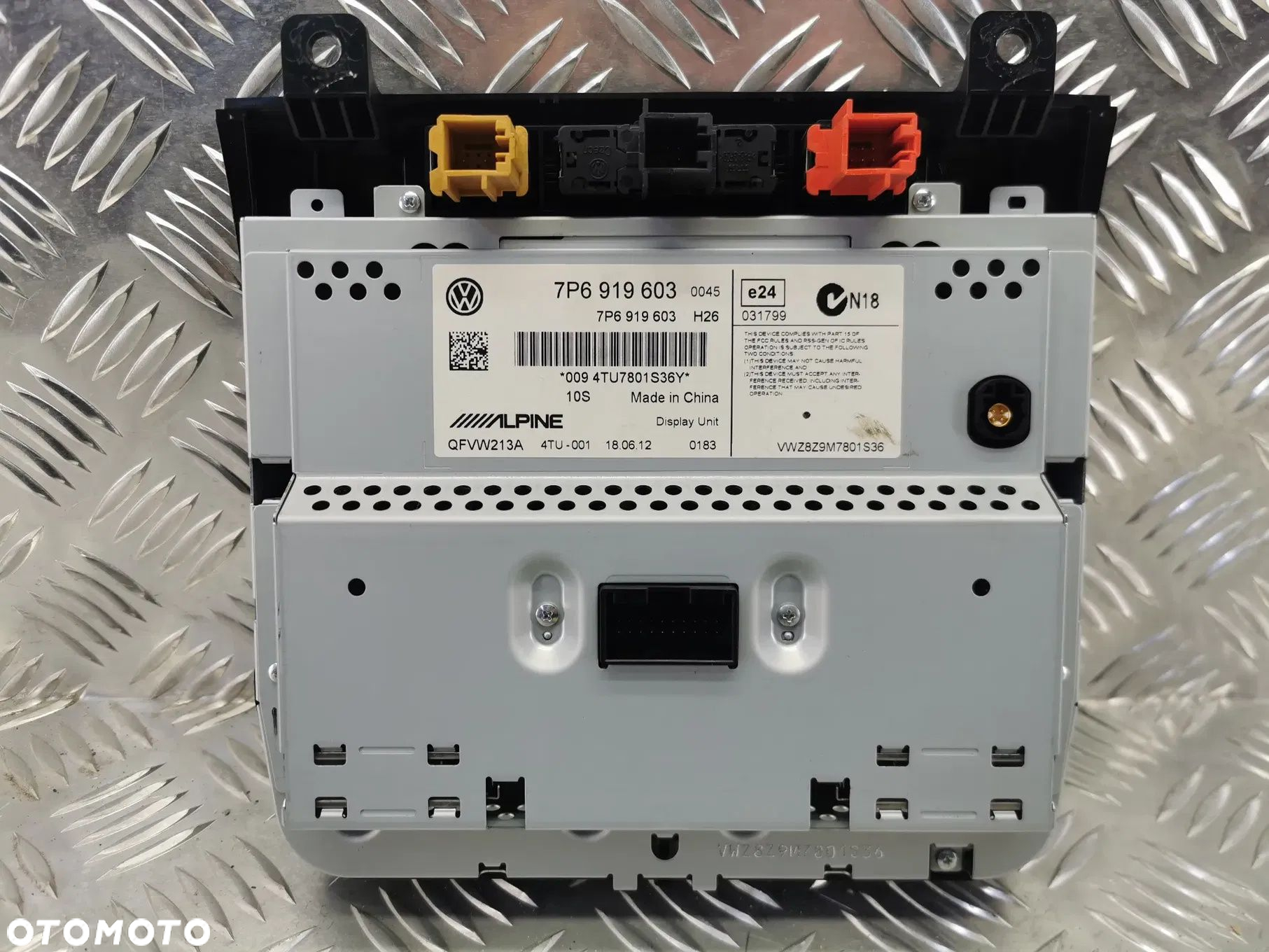 VW TOUAREG 7P 10-18R RADIO NAWIGACJA 7P6919603 ALPINE - 3