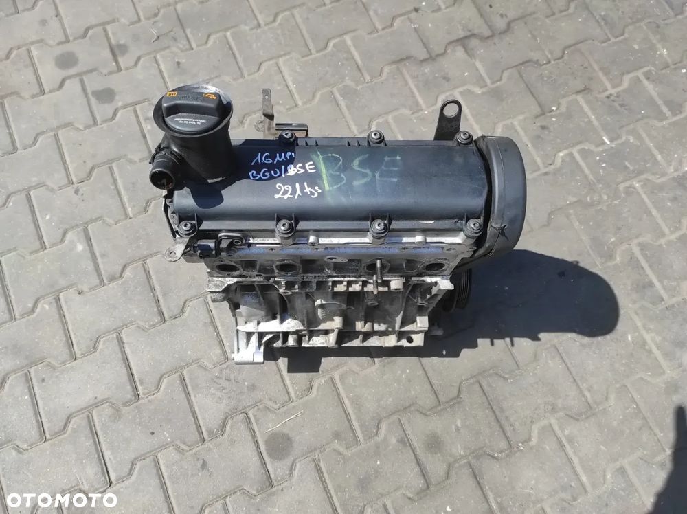 SILNIK SŁUPEK 1.6 MPI BGU BSE 102 KM 221 TYS AUDI VW SEAT SKODA WYSYŁKA !!!! - 1