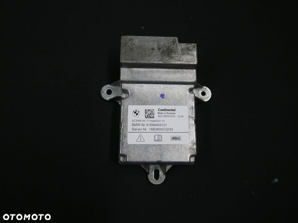 bmw g30 g31 g32 sterownik poduszki powietrznej - 2