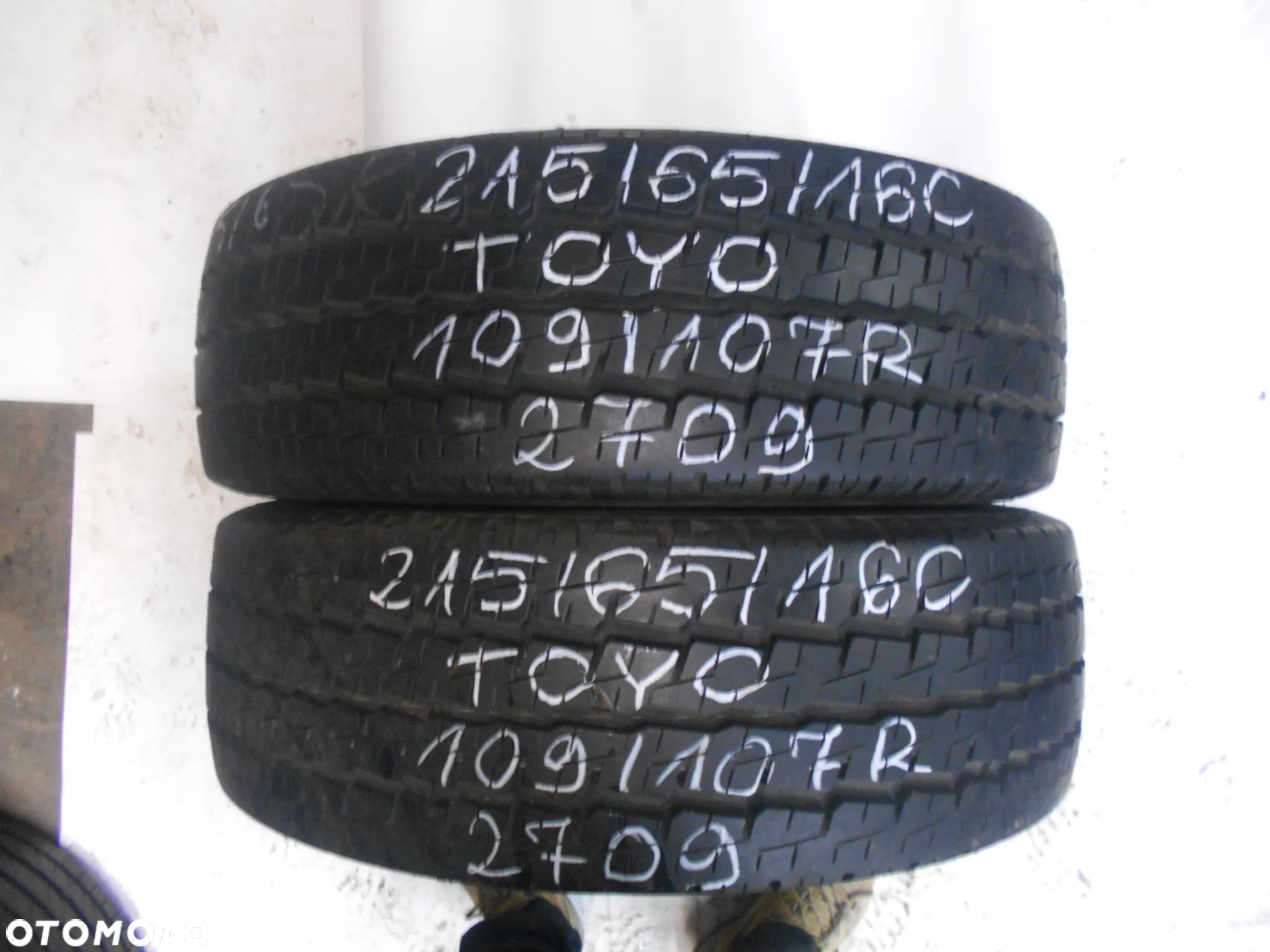 OPONY 215/65R16C TOYO H08 DOT 2709 9MM - 1