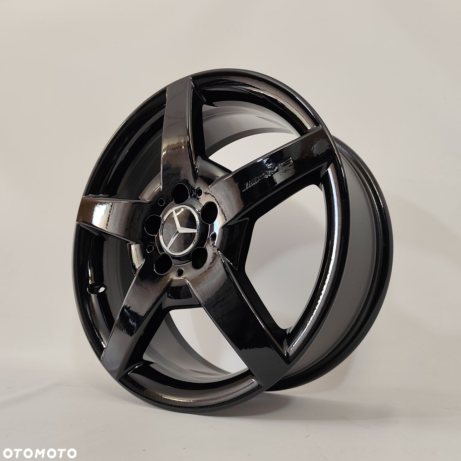 5x112 18" amg mercedes slk r171 oem clk w209 czarny polysk jak nowe - 4