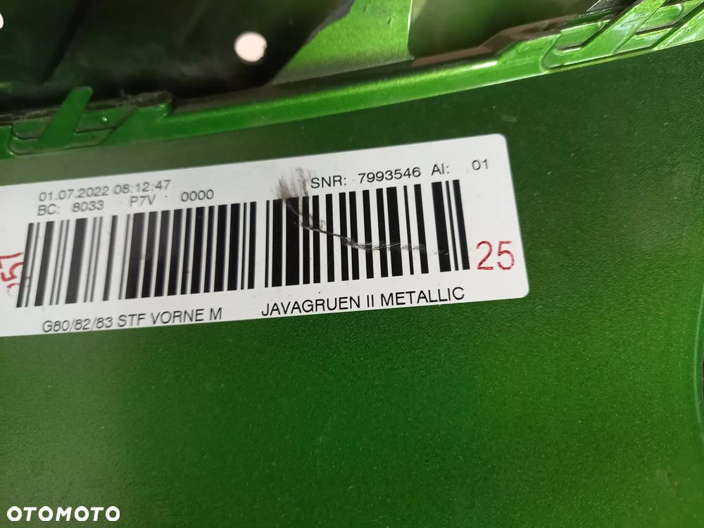 BMW M3 M4 G80 G82 G8X Competition zderzak przedni przód + atrapa - 8