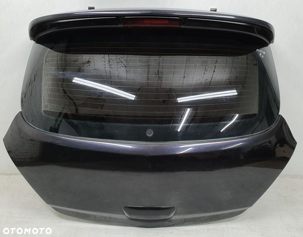KLAPA BAGAŻNIKA TYLNA TYŁ Z20R OPC OPEL CORSA D 3D - 1