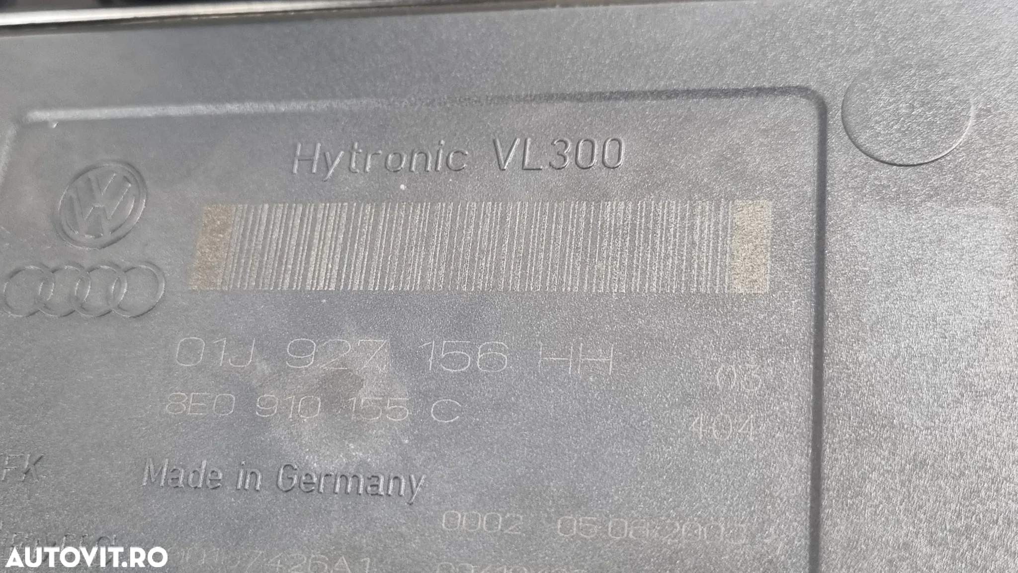 Calculator Mecatronic 01J927156HH MULTITRONIC CVT 01J 7 viteze / AUDI A4 B6 / A6 C6 / 1.9TDI / 2005+ - 2