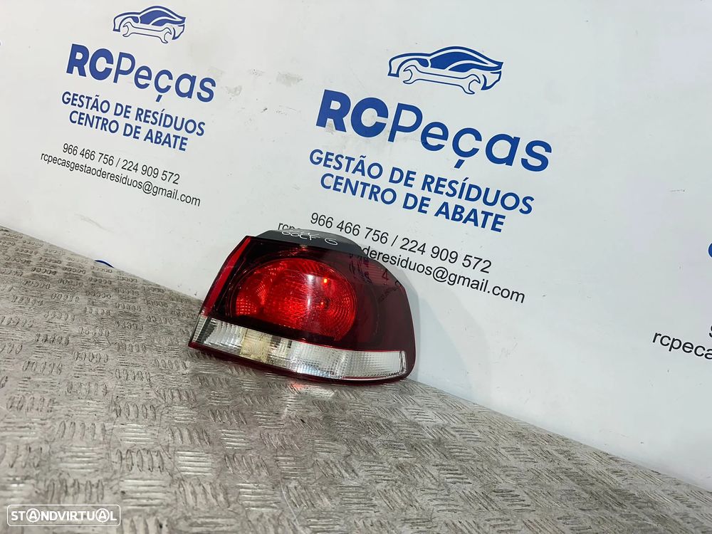 .Conjunto Farolins Tras Traseiro Esquerdo Direito Original Volkswagen VW Golf 6 Mk6 5k0945096M 5k0945095F 2008 - 2013 - 14