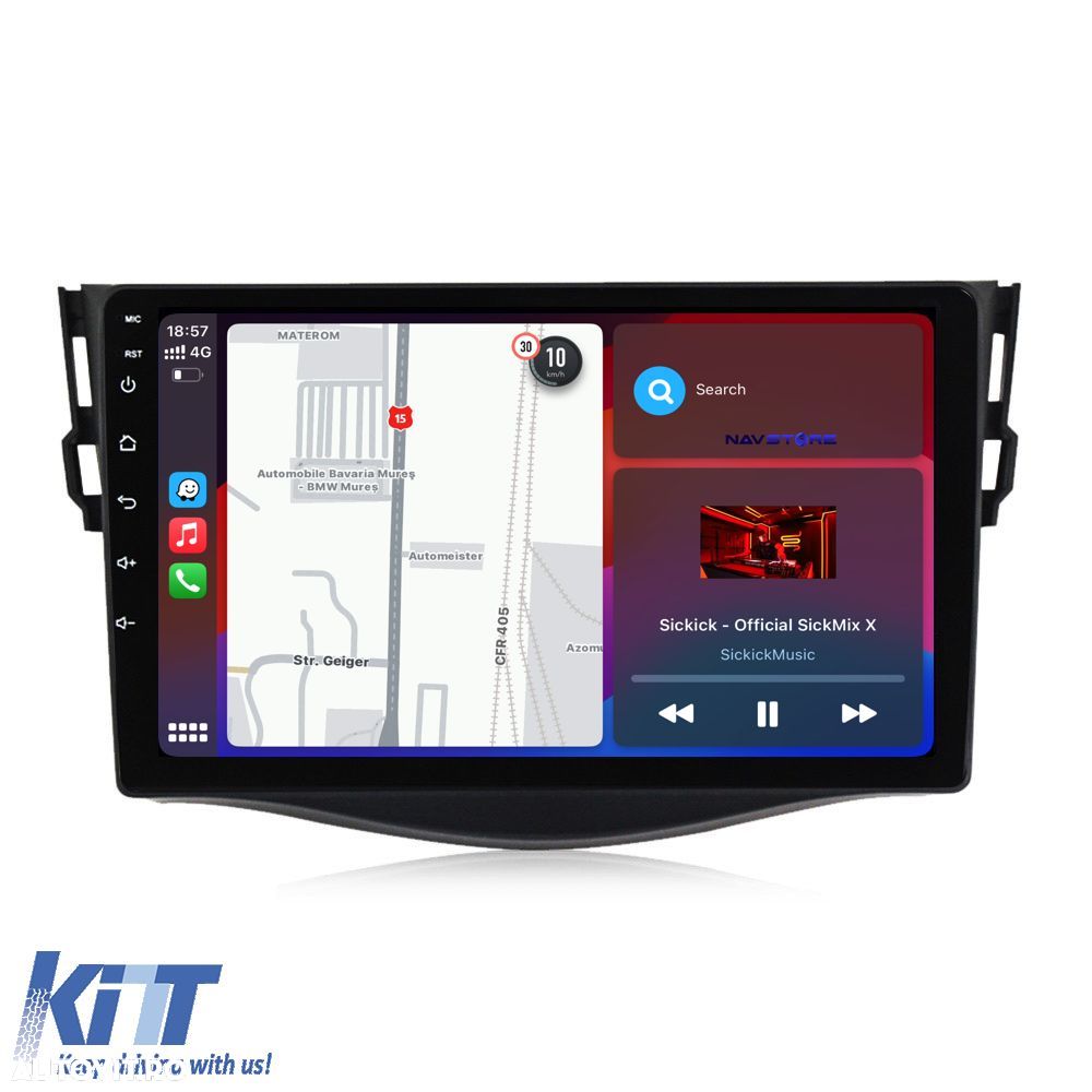 Navigatie Dedicata Toyota Rav 4 (2006-2013), 9Inch, 1Gb Ram, 32Gb Stoc - 3