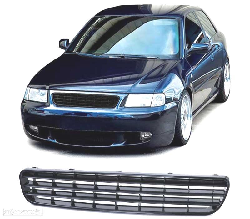 GRELHA AUDI A3 8L 96-03 PRETA - 3