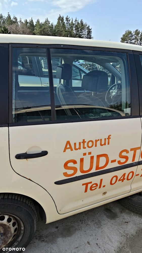Drzwi tył tylne lewe prawe VW Touran lakier R115- kompletne - 2